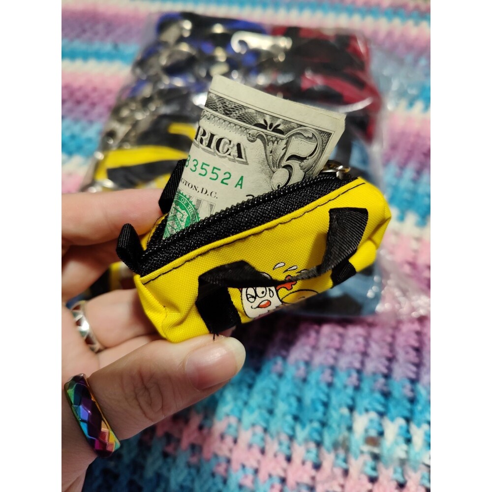 Keychain Change Purse Pacman Ghost - Picture 5 of 5